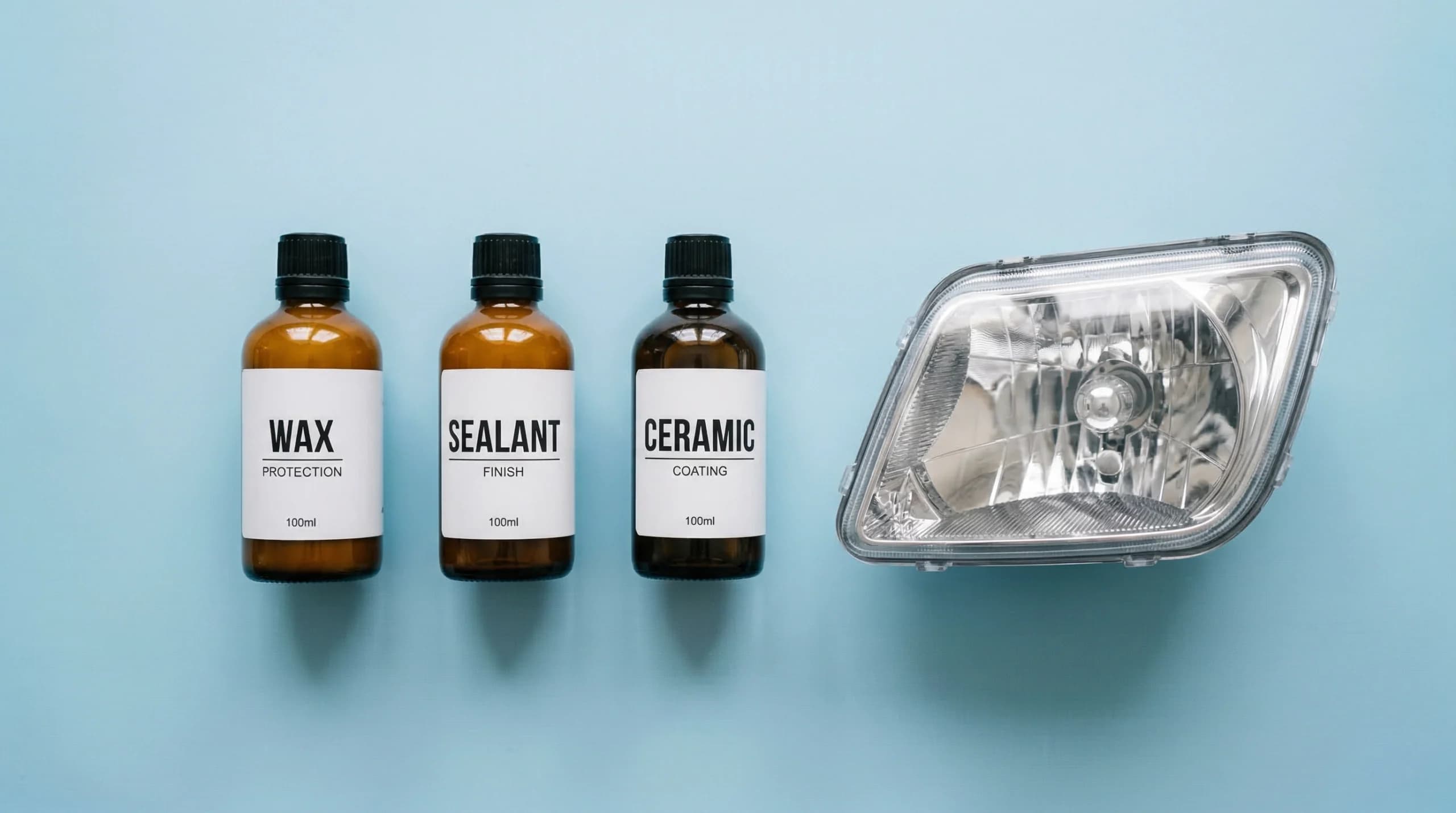 Car care products and headlight